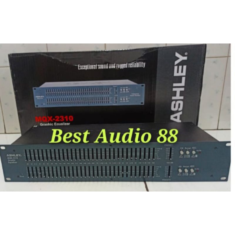 Equalizer Ashley MQX 2310 plus sub woofer