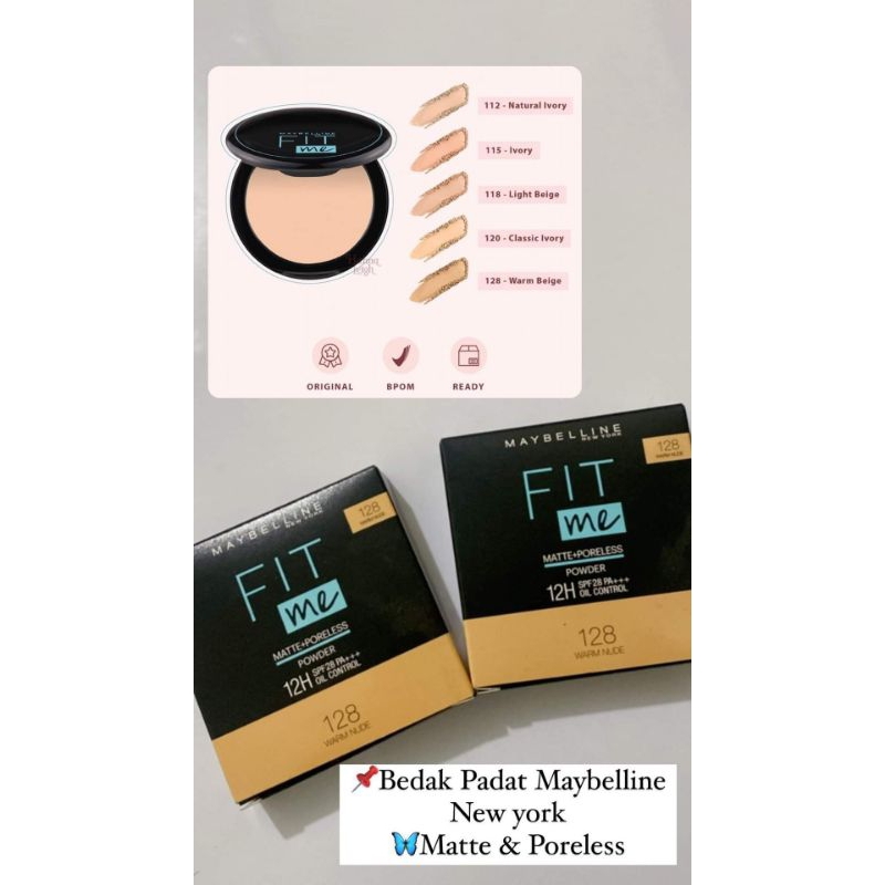 BEDAK PADAT FIT ME MAYBELLINE NEW YORK