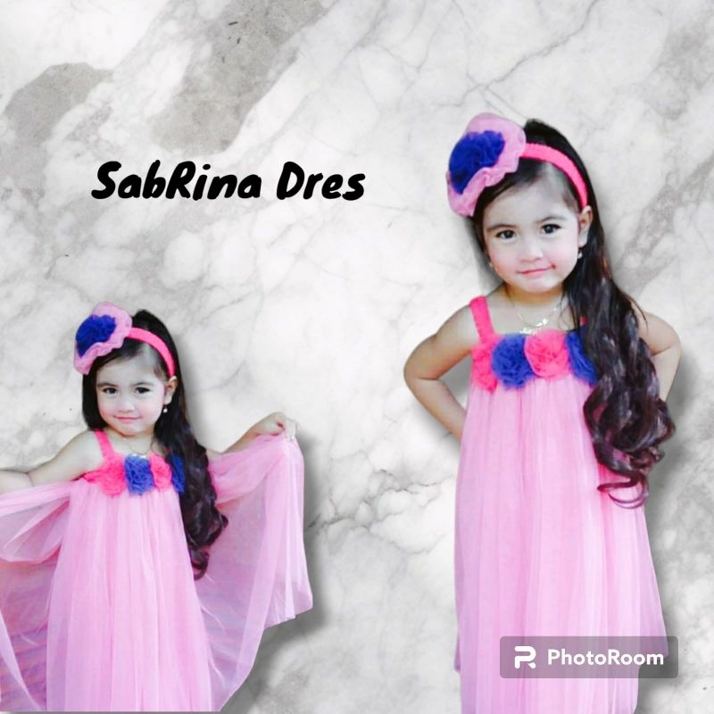 Dres Tutu anak perempuan/dres sabrina/dres tile/dres pesta usia 1-12th