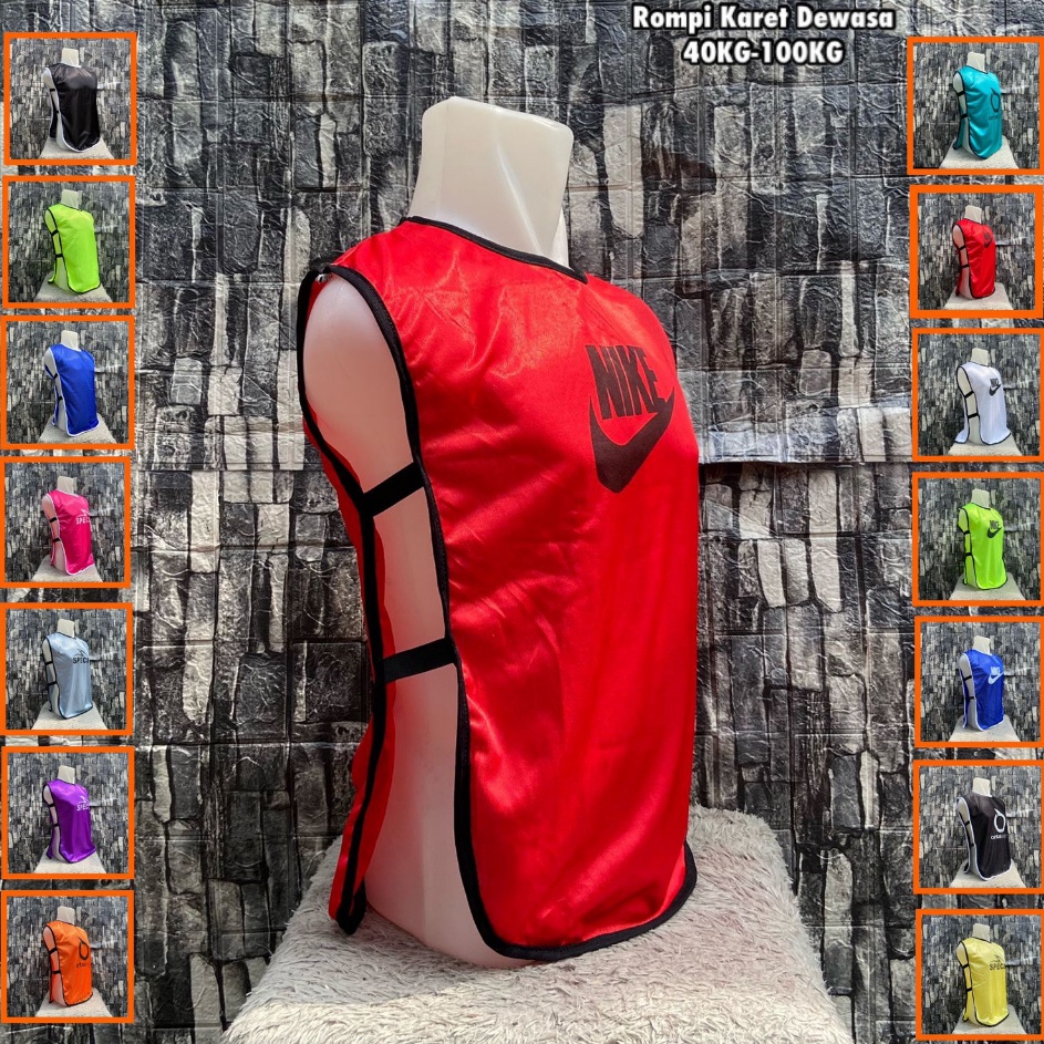 Stock Banyak Rompi Karet Bola Rompi Karet Futsal Rompi Olahaga Karet