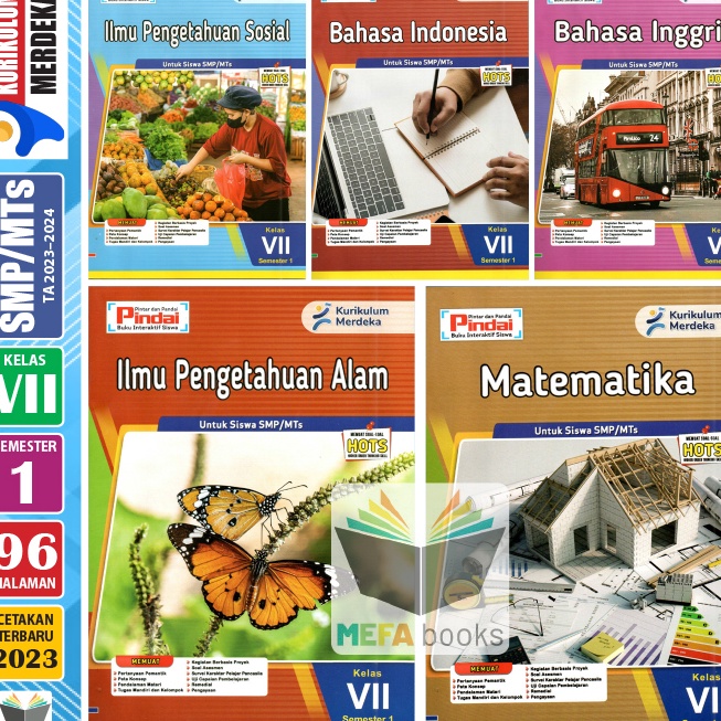 Diskon Promo LKS Pindai SMP Kelas 7 Semester 1 & 2 Kurikulum Merdeka Penerbit Arya Duta