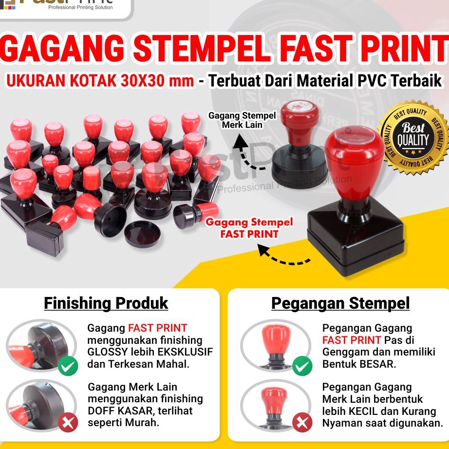 

Grosir Gagang Stempel Flash Kilat Warna Ukuran Kotak 30 30 30x30MM