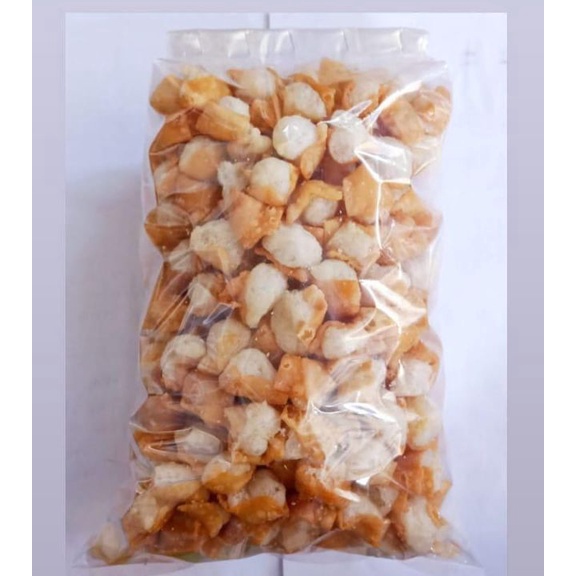 

Kode UMZ629 Siomay Mini Kering 500gr Renyah Gurih TOPING Seblak Baso Aci CUANKI