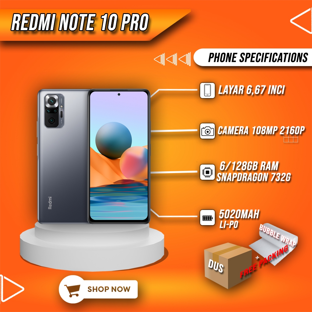 REDMI NOTE 10 PRO 6 / 128GB RAM