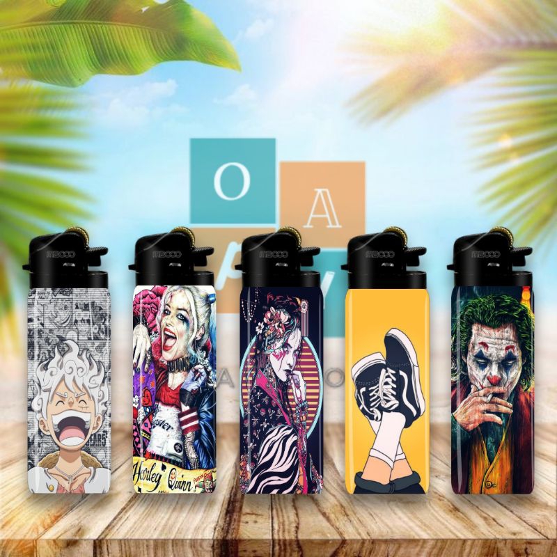 Korek Api Motif Classic | Korek Gas Lighter | Mancis Keren Korek Api Terbaru