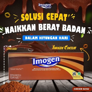 

IMOGEN COKLAT SOLUSI UNTUK MENAMBAH BB ANAK SAMPAI LANSIA (isi 10 saset)