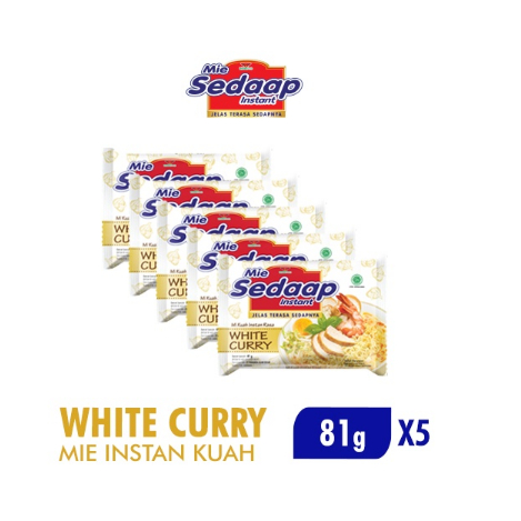 

Sedaap Mie Instan White Curry Bag 81 gr x5