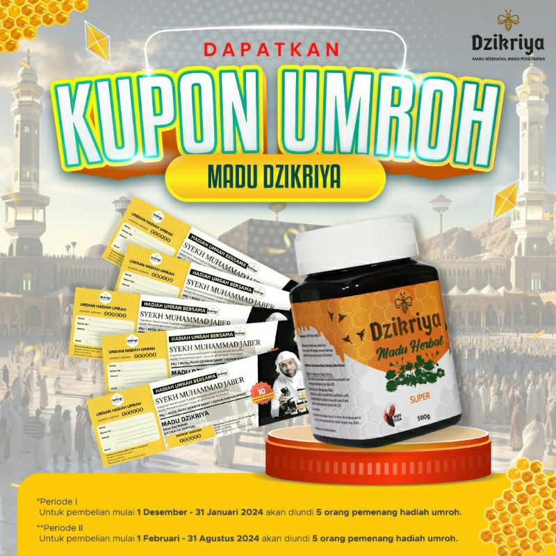 

Dzikriya Madu Herbal Super 500 gr