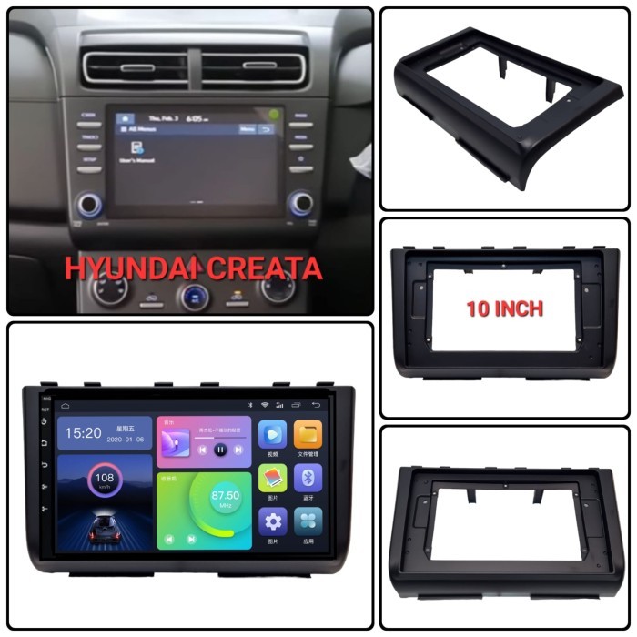 FRAME ANDROID 10 INCH HYUNDAI CRETA