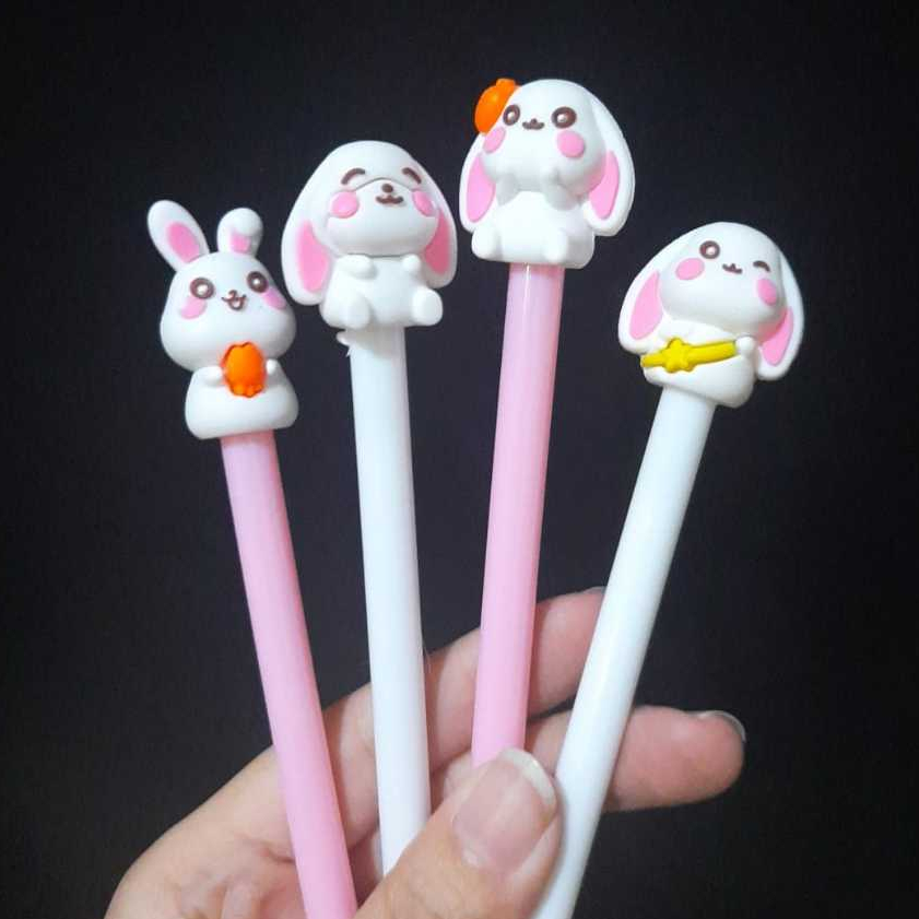 

(4pc) Pulpen Penaa Karakter Bentuk Kepala Kelinci (098) Lucu Bolpen Karakter Unik Pulpen Karakter Gel Imut Pulpen Gel Pena