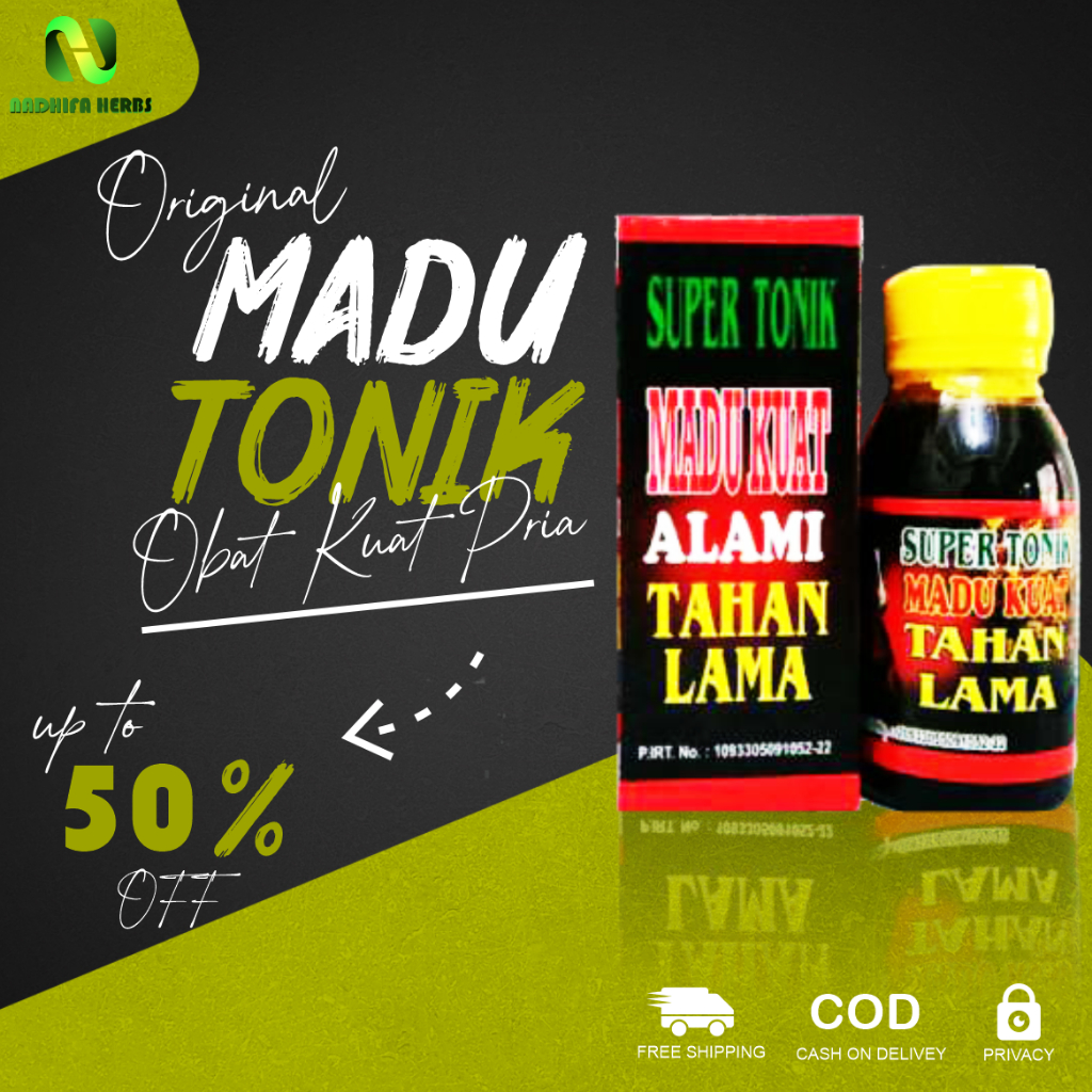 

Madu Tonik Herbal Alami Tahan Lama Kuat Pria Original Terbukti Ampuh BPOM