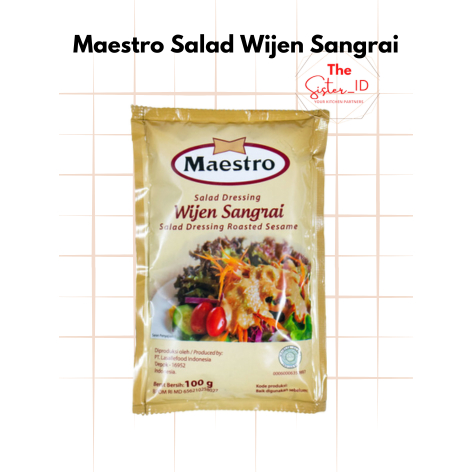 

Maestro Wijen Sangrai Salad Dressing Roasted Sesame 100gr