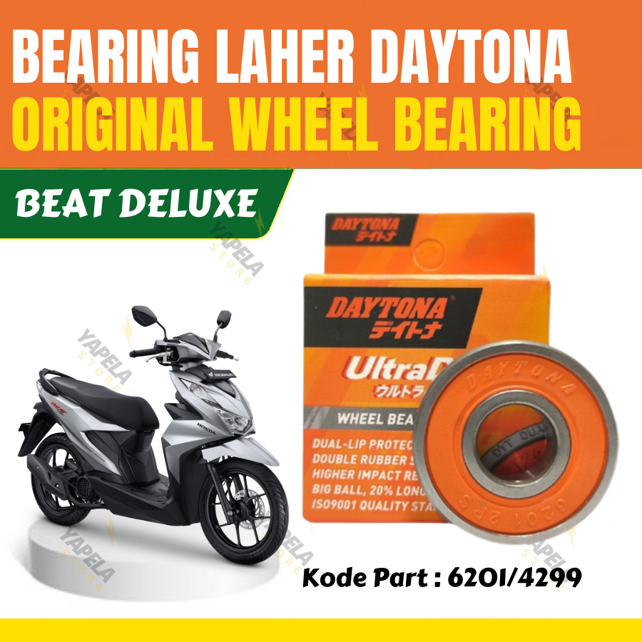 Bearing Laher Beat Deluxe Original Daytona Racing Lahar 6201-2RS