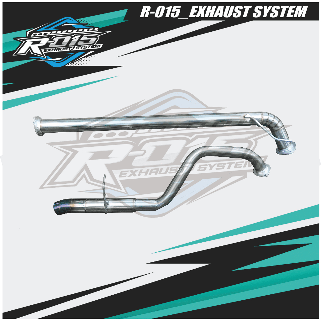 Tailpipe Blue Plus Centerpipe Non Resonator Fortuner Vnt - Hilux Vnt PNP