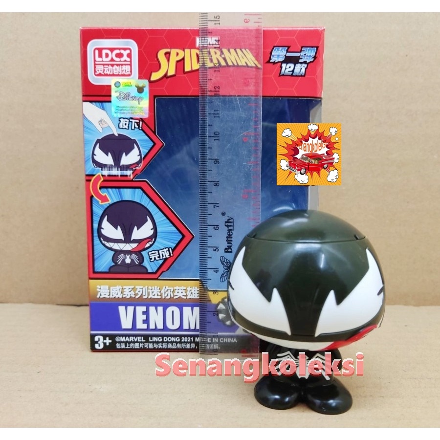 Ldcx Marvel Mini Q Versi Avengers Venom Action Figure Mainan