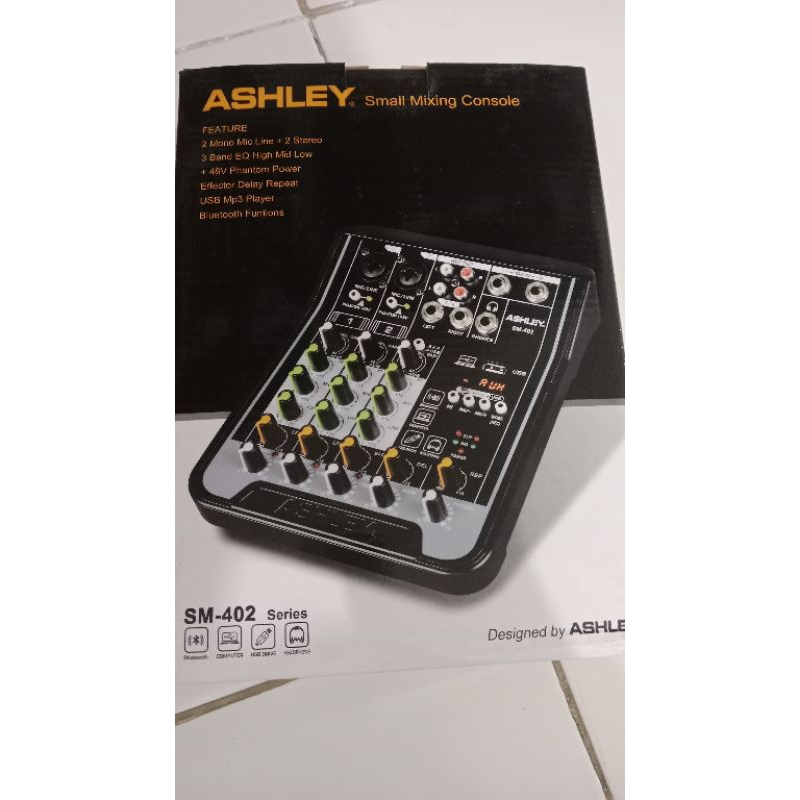 Mixer 4CH audio ASHLEY SM-402 original
