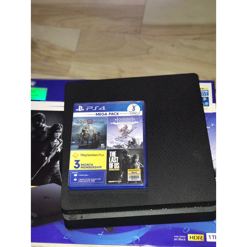 PS4 SLIM 1 TB [ Playstation 4 MEGAPACK 1 TB ]