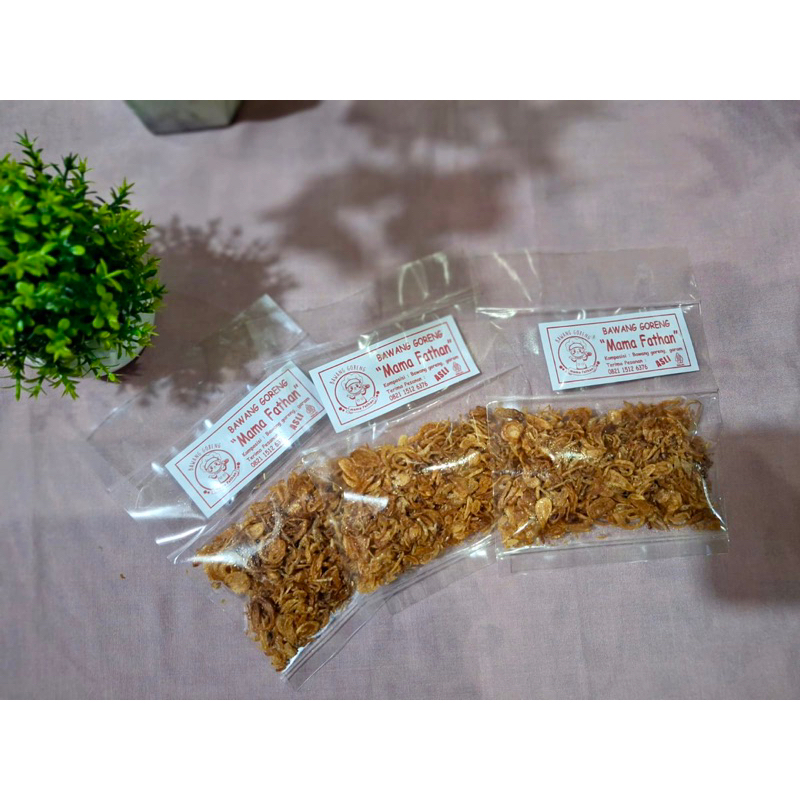 

bawang goreng versi plastik