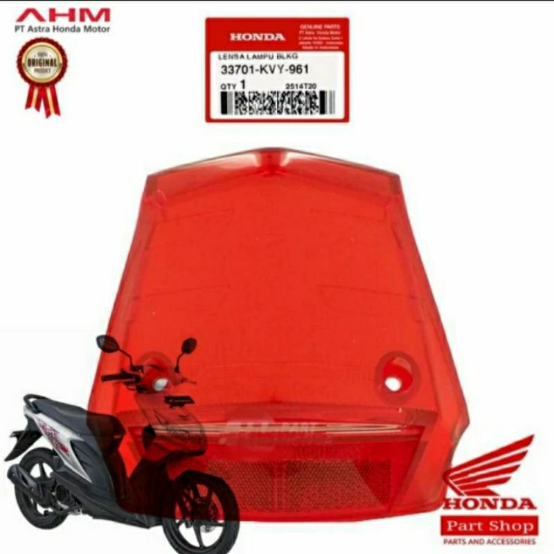 33701-KVY-961 Mika Lampu Rem belakang Beat lama karbu