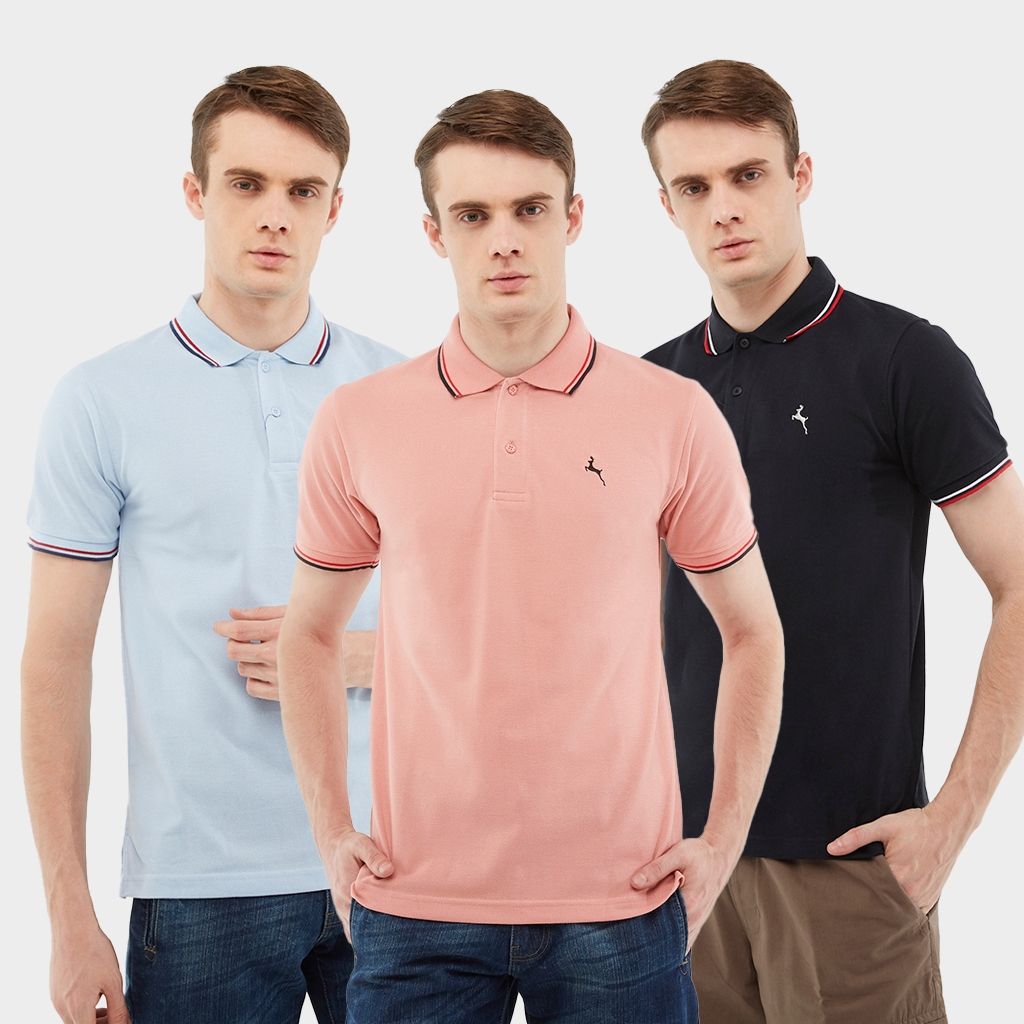 ROMP Kaos Polo Kerah Pria - Basic