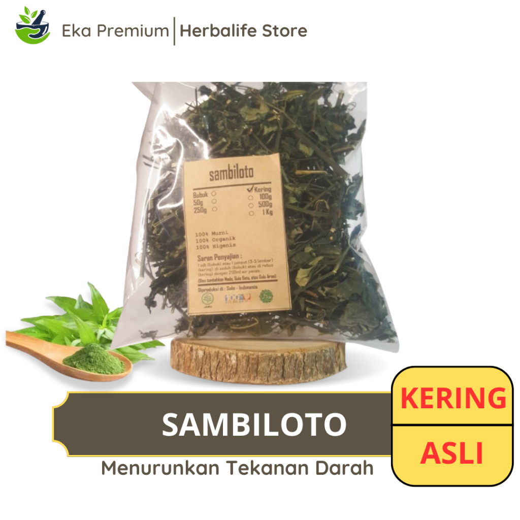 

SAMBILOTO KERING Sambiroto Ramuan Rempah Herbal Asli Jamu Minuman Alami Murni Tradisional Simplisia Andrographis Paniculata