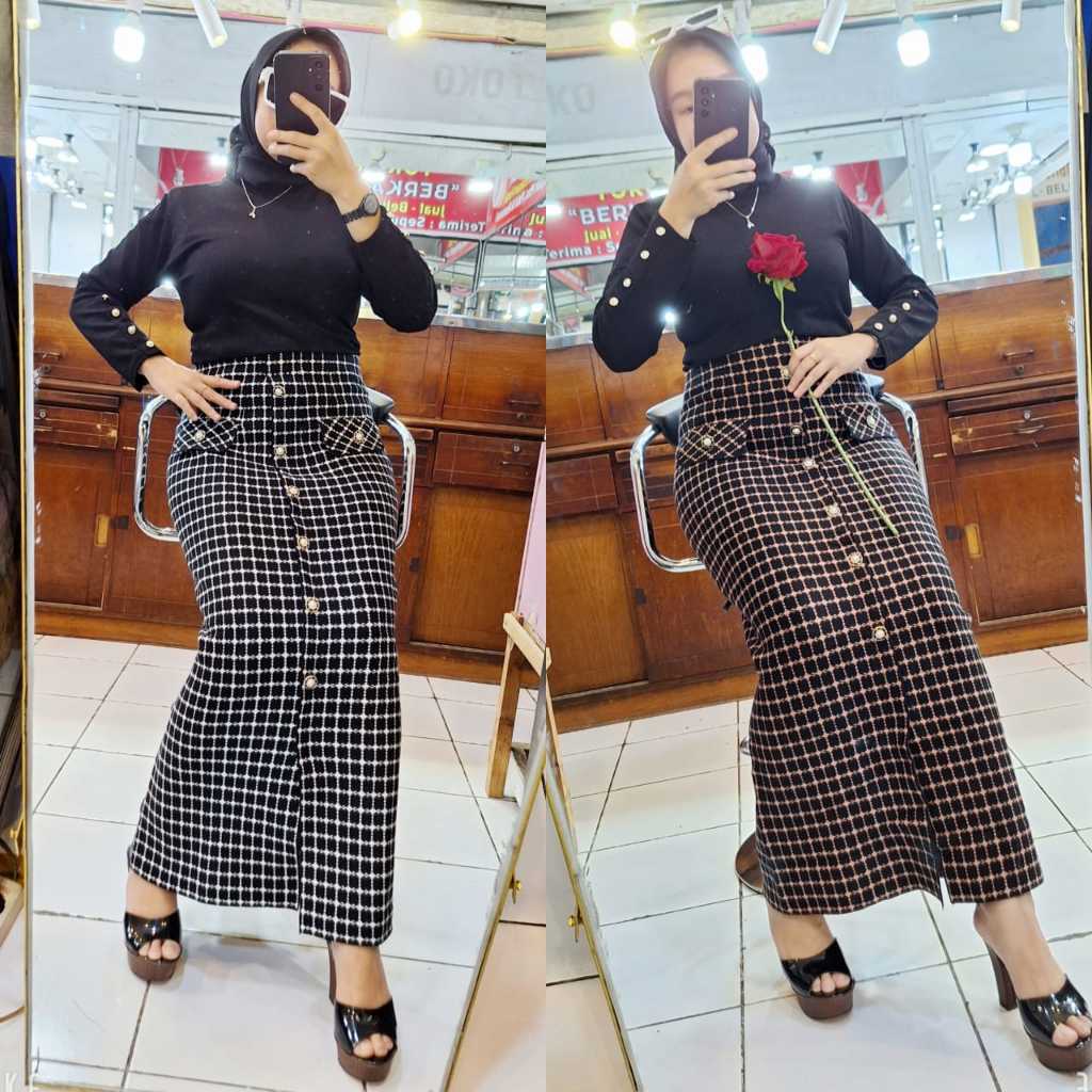 SETELAN ROK RAJUT IMPORT/BLUS KNIT IMPORT/ROK RAJUT IMPORT