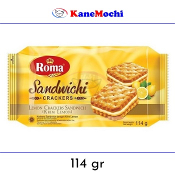 

Roma Sandwichi Crackers 114 gr rasa Krim Lemon
