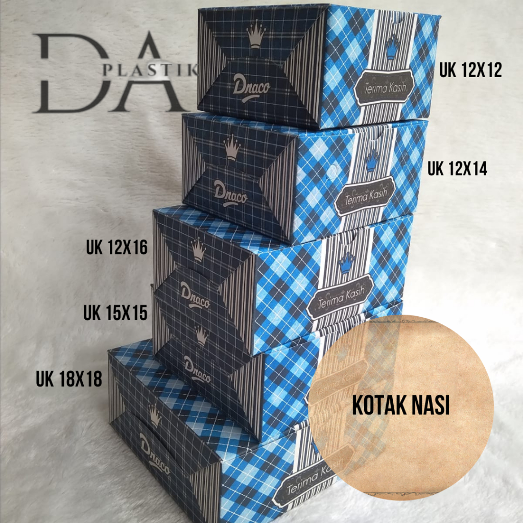 Kotak nasi draco / Box kue Untuk Hajatan tersedia beberapa ukuran