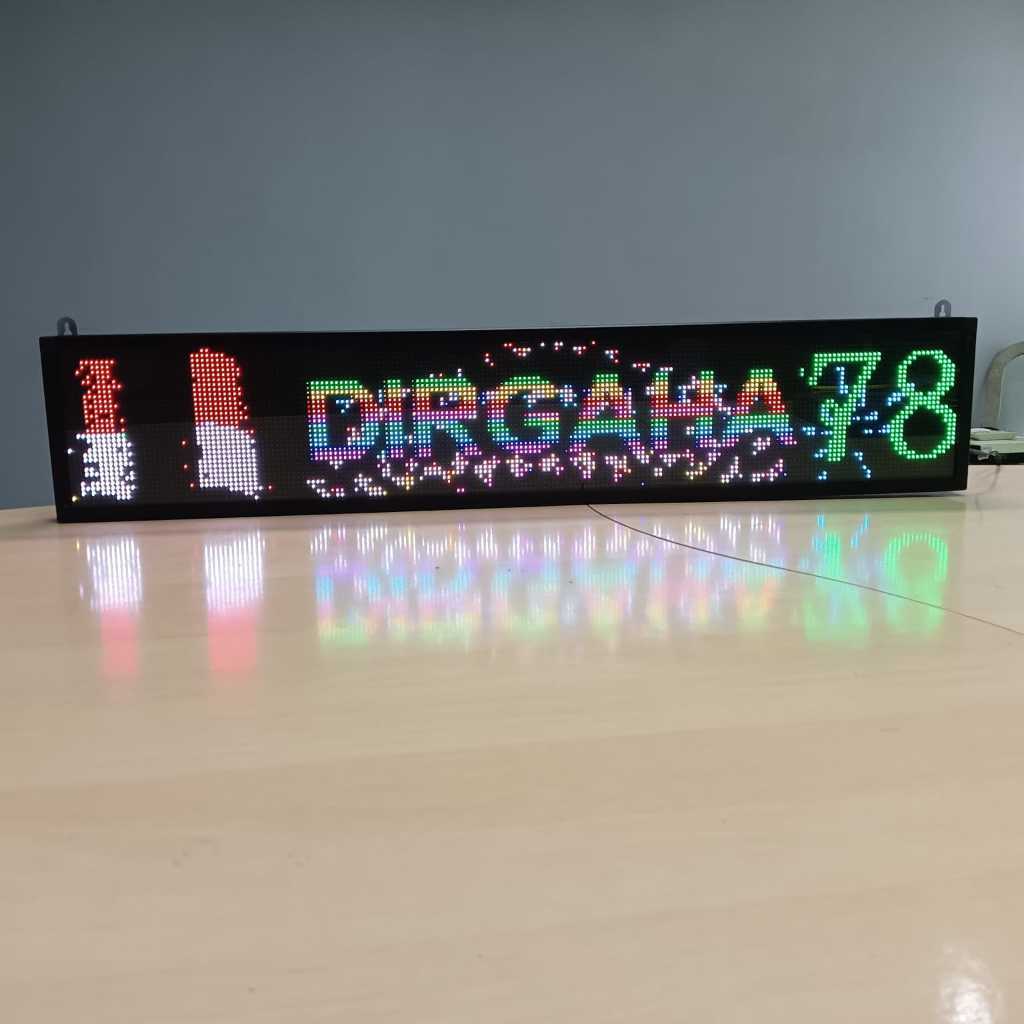 Running Text, Jam Running Text Toko, Running Text JTR100