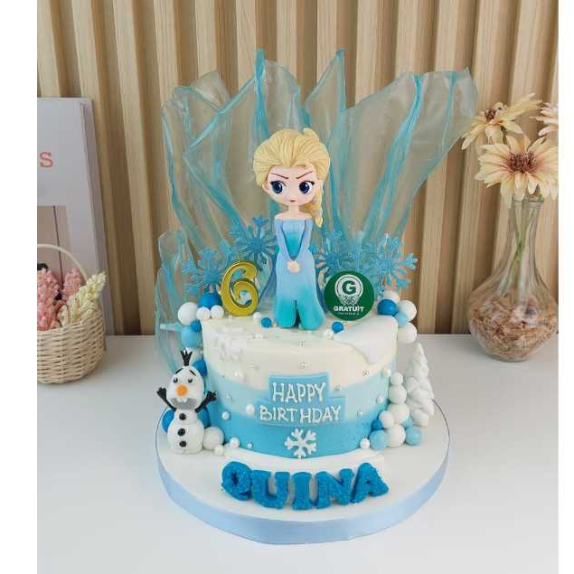 

FROZEN CAKE BIRTHDAY CAKE UK 15CM