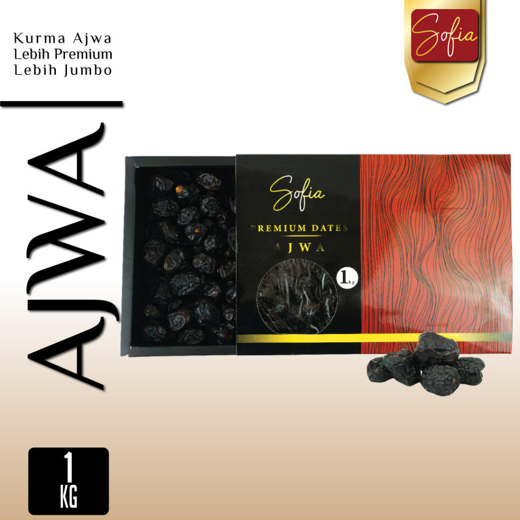

Kurma Ajwa Premium Sofia 1KG