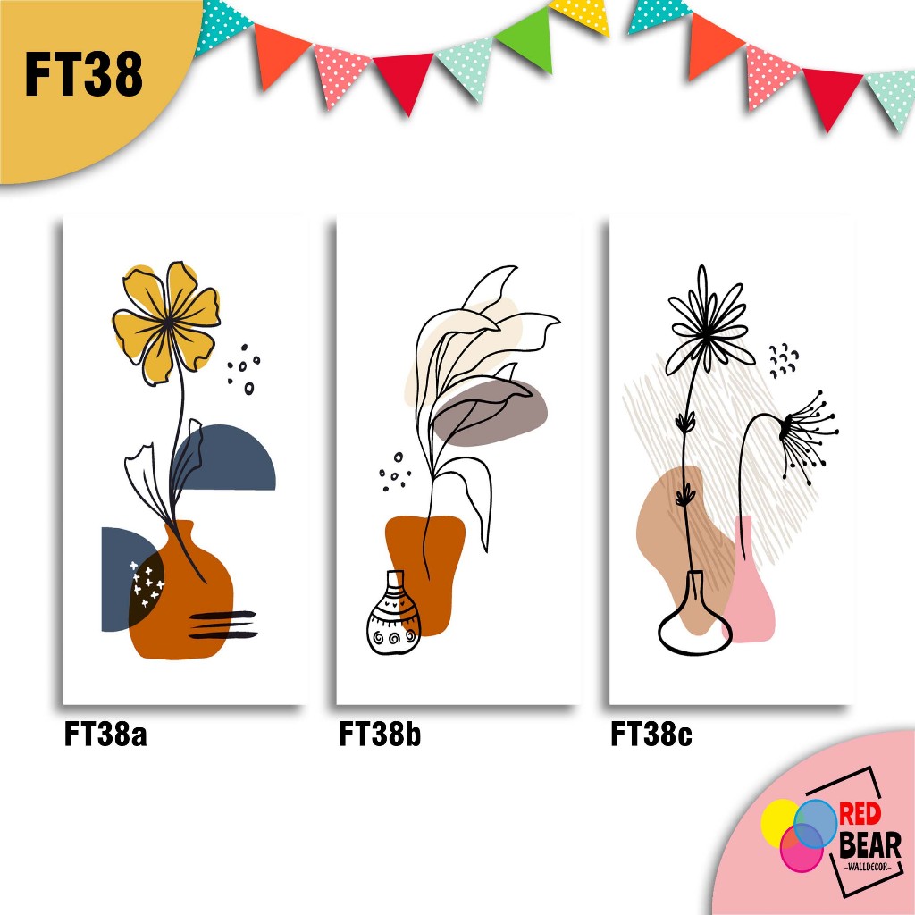 RedBear Walldecor / Pajangan Dinding / Pajangan / Hiasan Dinding - FT38