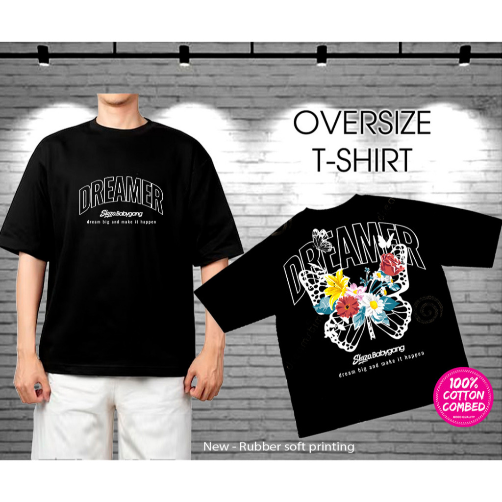 baju kaos distro / baju kaos dream over size / baju kaos jumbo / atasan dewasa / baju kaos cowok / b