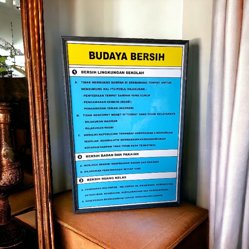 

PAPAN DATA BUDAYA BERSIH BAHAN MELAMIN SABLON