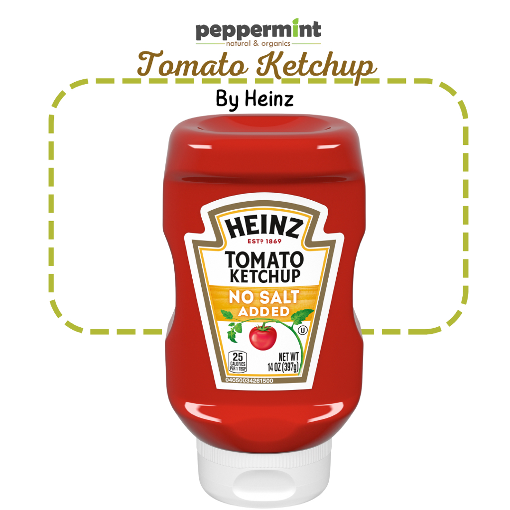 

Heinz Tomato Ketchup No Salt (397 gr) / Saos Tomat