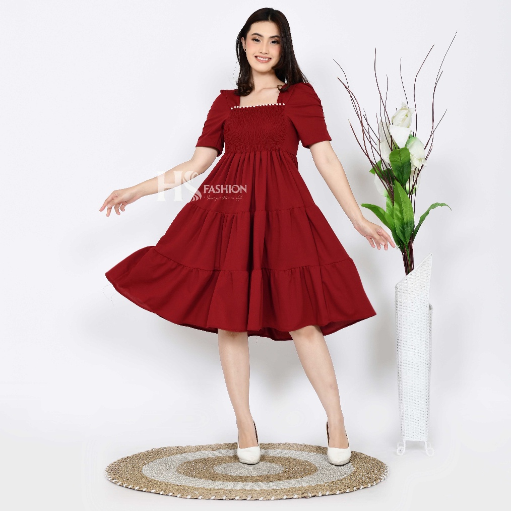 FLASH SALE HS - BERLIN DRESS / CASUAL DRESS WANITA / DAILY DRES KOREA buruan