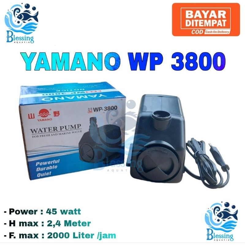 Mesin Pompa Air Kolam Koi & Hidroponik - Yamano Wp 3800