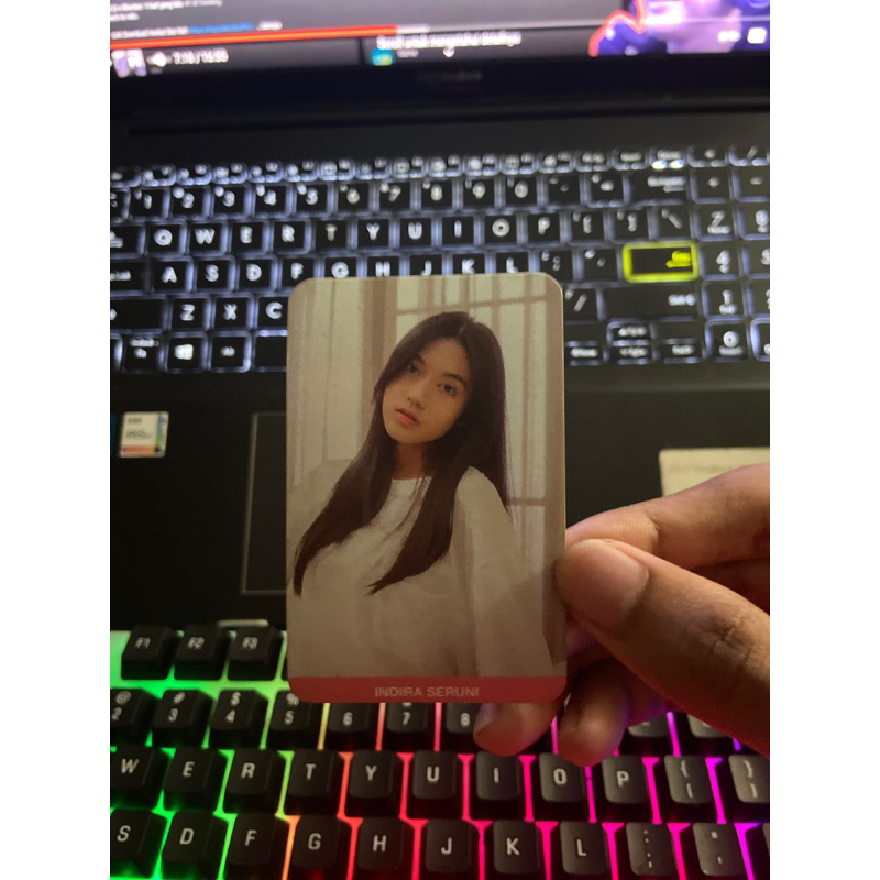 Photocard PC Morning Call & Summer Tour Indira JKT48