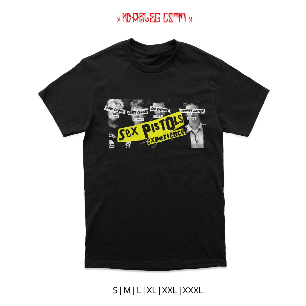 kaos sex pistols band tshirt band sex pistols