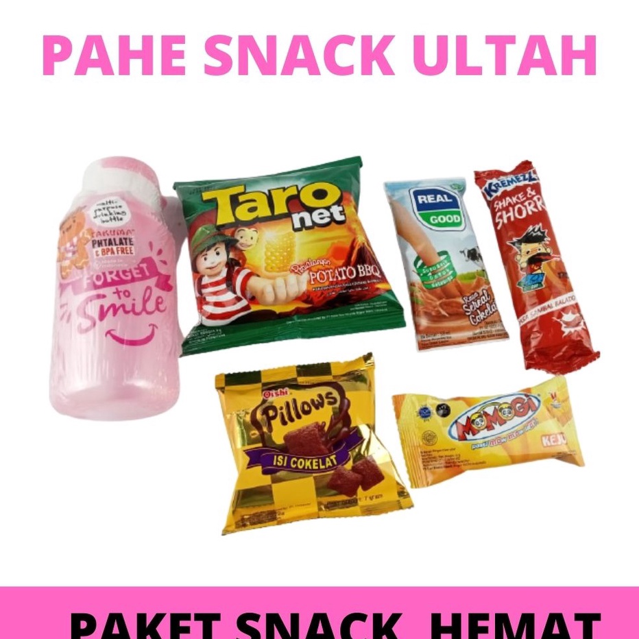 

HBDQ0587 READY STOK PAKET HEMAT BOTOL TAKUMA & SNACK ULTAH / BINGKISAN ULANG TAHUN ANAK