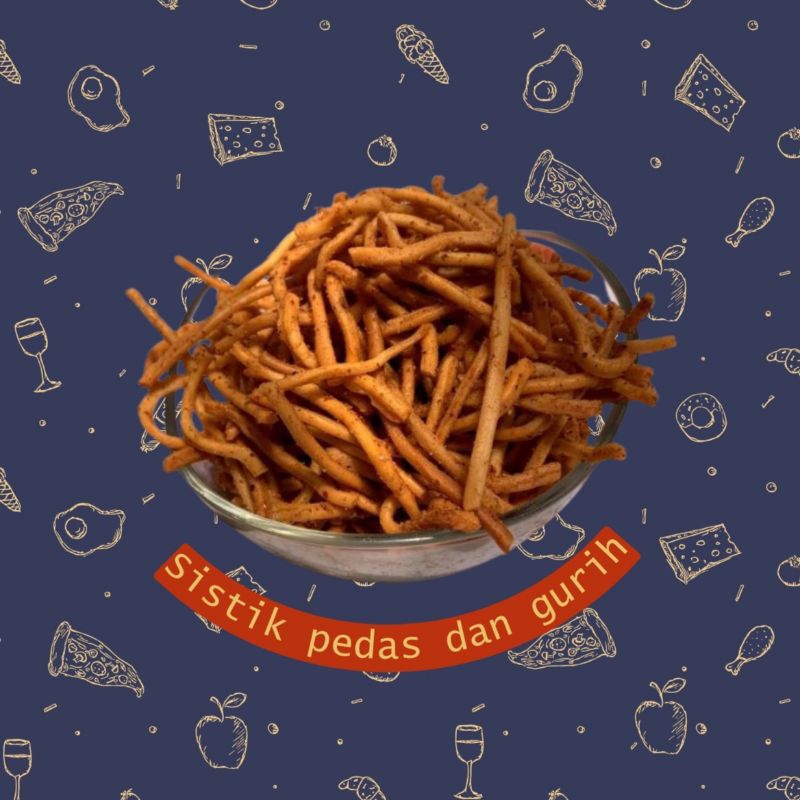 

Sistik PEdas,Gurih dan Renyah isi 250gram