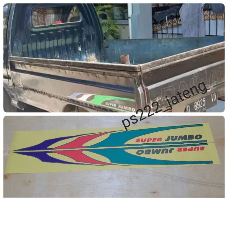 stiker zebra espass super jumbo 1.0 1.3 1.5 1300 pick up