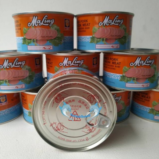 

Import Terlaris Ma ling Daging Babi 397gr / Canned Pork / MaLing / Luncheon Meat / Maling 