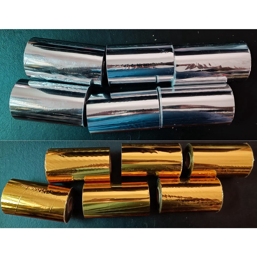 

12.12 Product HOT Hot Stamping Foil lebar 10 cm x panjang 120m gas !!