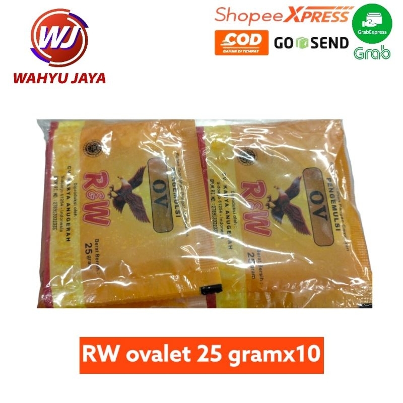 

rw ovalet 25 gram x10