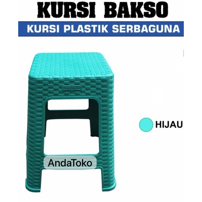 Bangku Plastik, Kursi Plastik, Kursi Bakso Tabitha