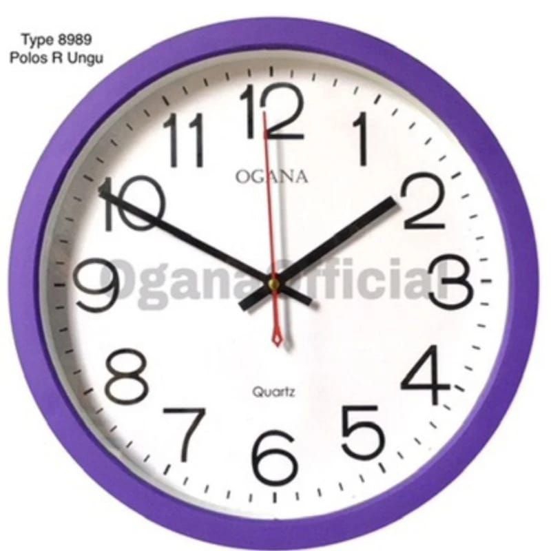 JAM DINDING OGANA POLOS 32CM