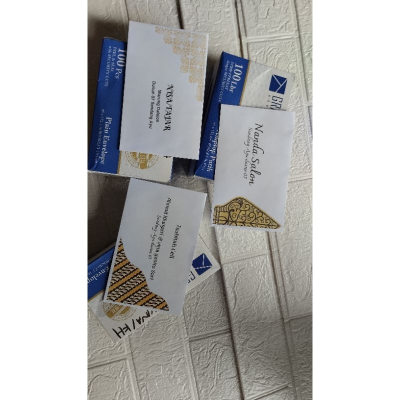 

amplop custom nama / amplop tulis nama/ amplop kondangan/ amplop print nama dan alamat