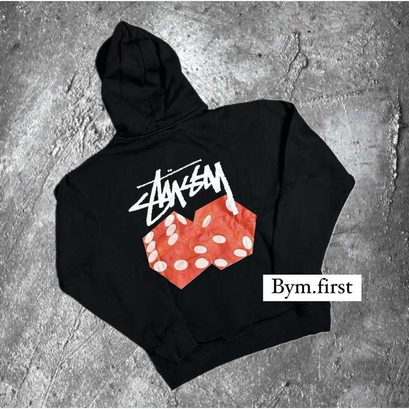 BYM HOODIE STUSSY DADU MERAH HOODIE STUSSY FULLTAG MIROR 1:1
