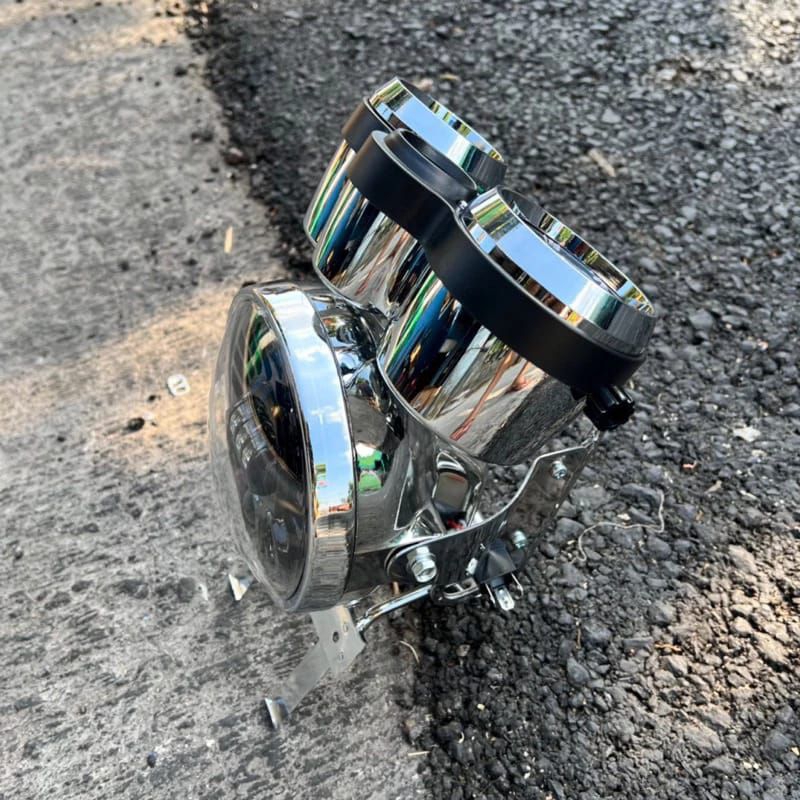 Lampu ninja set daymaker set tralis ninja daymaker 19led set pangkon dudukan tralis & spedo